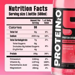Protein20 Electrolytes Strawberry Watermelon Flavored Water - 16.9 fl oz