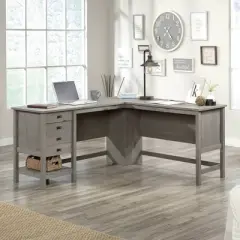 Cottage Road L-Shaped Desk Mystic Oak - Sauder