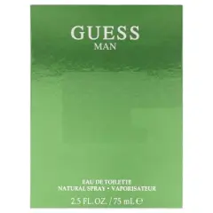 GUESS Man Eau de Toilette for Men 2.5 oz Spray | Bold Masculine Citrus Aromatic with Nutmeg, Lavender, Sandalwood, Fir & Musk | Long-Lasting Cologne