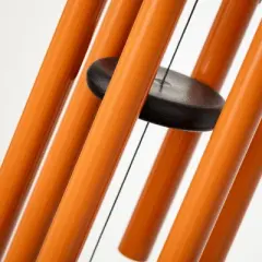 Woodstock Chimes Bells of Paradise Wind Chime Orange 32"