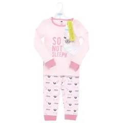 Hudson Baby Girl Cotton Pajama Set, Llama
