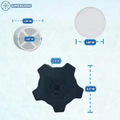 Poolzilla Drain Plug - Compatible with Hayward SX180LA, and Hayward Pro-Series/Pro-Series Plus Sand Filters&hellip;