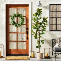 24" Faux Gypsophila Wreath - Hearth & Hand&trade; with Magnolia