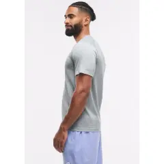 Peloton Men's Seamless Short Sleeve, Light Heather Grey