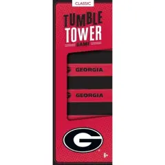 MasterPieces Real Wood Block Tumble Towers - NCAA Georgia Bulldogs