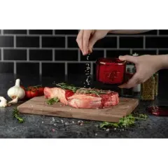 Kook Glass Salt Cellar, with Airtight Lid, 10 Oz