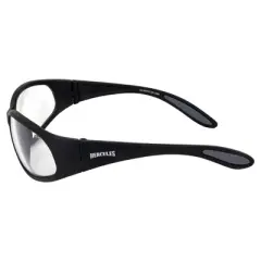 2 Pairs of Global Vision Eyewear Hercules Jr Safety Motorcycle Glasses with Clear, Smoke Lenses