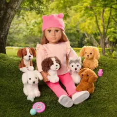 Our Generation Surprise Pets Puppy Series - 1 of 6 Collectible Mystery Boxes Accessories for 18" Dolls: Fits 18-Inch Size Dolls