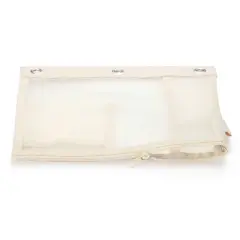 Notebook Collective Mesh Binder Pouch Cream