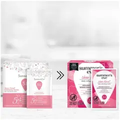 Summer's Eve Sheer Floral Feminine Cleansing Wipes