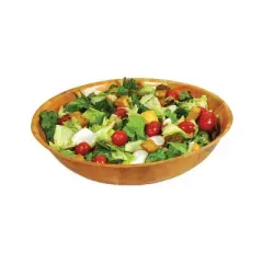 Winco Wooden Woven Salad Bowl, 6" - Pack of 12