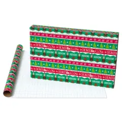 American Greetings 25 sq ft Home Alone White Kraft Gift Wrap