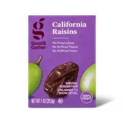 California Raisins - 6ct/6oz - Good & Gather&trade;