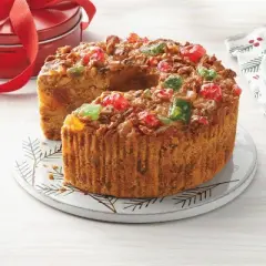 The Swiss Colony Christmas Fruitcake Candied Fruit & Nut Holiday Cake