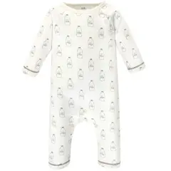 Touched by Nature Baby Organic Cotton Coveralls 3pk, Farm Friends