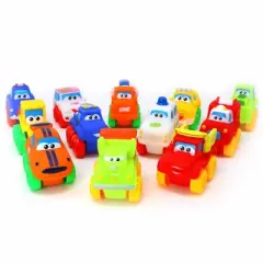 Big Mo's Toys Soft Baby Cars - 12 Pack