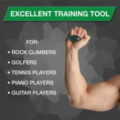 THERABAND Hand Exerciser, Medium Stress Ball, Green, 1 Pack