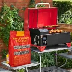 Costway 20lbs Apple Wood Pellets All-Natural for Smokers Pellet Grills BBQ Roast