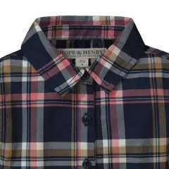 Hope & Henry Girls' Tie-Waist Shirtdress, Infant