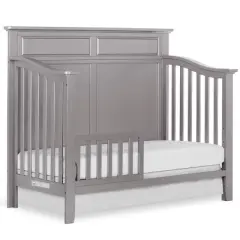 Slumber Baby Harper 4 in 1 Convertible Crib In Metallic Grey