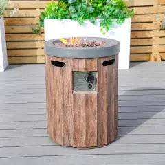 Moda Furnishings 19.7" W x 26.4" H Propane Outdoor Fire Pit