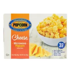 Preferred Popcorn 3 oz Cheese Microwave Popcorn - Pack of 6 Boxes of 3