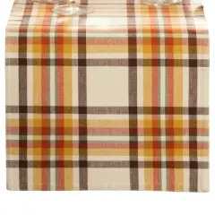 Russet Harvest Woven Plaid Table Runner - Multicolor - 13x70 - Elrene Home Fashions