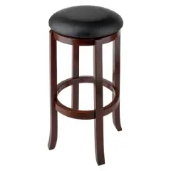 30" Walcott Swivel Barstools - Walnut - Winsome