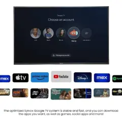 Sylvox 43" Patio Series Outdoor 2160p 1LED TV: Google TV HDR10, 60 Hz Refresh, Chromecast