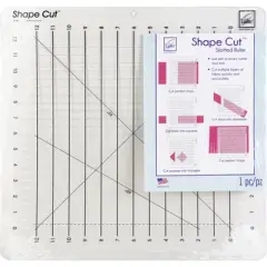 June Tailor Shape Cut Ruler-16"X16-1/2"