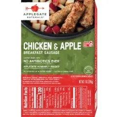 Applegate Naturals Chicken & Apple Breakfast Sausages - Frozen - 7oz/10ct
