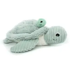 TriAction Toys Les Delingos Ptipotos Mom and Baby Sea Turtle Plush | Mint