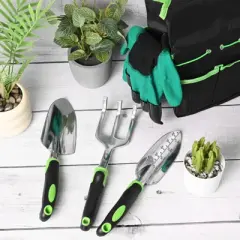 Unique Bargains Aluminum Alloy Ergonomic Durable Lightweight Garden Tool Set 5 Packs