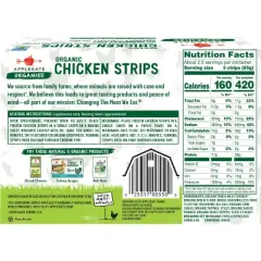Applegate Organics Chicken Strips - Frozen - 8oz