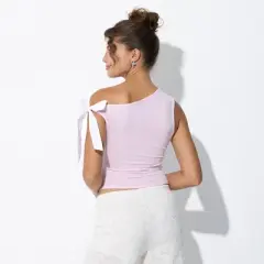 Women's Bow Tie Asymmetrical Knit Top - Wild Fable&trade;