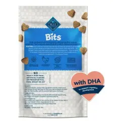 Blue Buffalo Bits Soft Dog Treats for Training, Enhanced with DHA, 4oz. Bag - Chicken Flavor