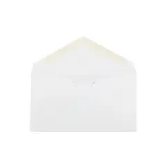 JAM Paper Monarch Commercial Envelopes 3.875 x 7.5 White Bulk 500/Box 1633984C