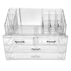 OnDisplay 4 Drawer Tiered Acrylic Cosmetic/Jewelry Organizer