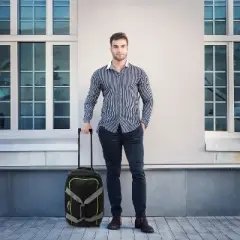 World Traveler Hipack 20-Inch Carry-On Sports Rolling Duffel Bag