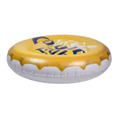 Northlight 51.5" Corona Yellow and Blue Inflatable Bottle Cap Pool Float
