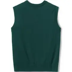 Lands' End School Uniform Kids Cotton Modal Fine Gauge Sweater Vest