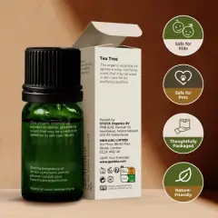 Gya Labs Organic Tea Tree Essential Oil, Organic Tea Tree Oil - Refreshing Aromatherapy, 0.34 Fl Oz