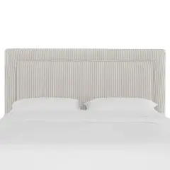 Empire Striped Upholstered Headboard - Skyline Furniture