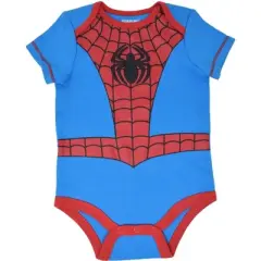 Marvel Avengers Baby Boys 5 Pack Short-Sleeve Bodysuits 