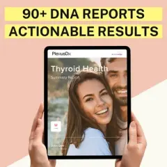 PlexusDx Metabolism & Thyroid Health Genetic Test | At-Home DNA Test Kit | CLIA Lab | Health Test | 90+ Reports