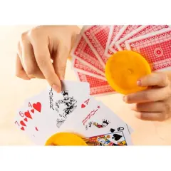 Playing Cards, 12-Deck Poker Cards Size Standard Index Playing Cards, Blue  Red