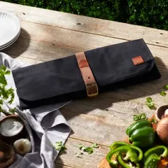ZWILLING BBQ+ Chef's Tool Storage Wrap with Leather Strap