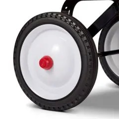 Radio Flyer 18Z 10 Inch Durable Steel Wheels Original Timeless Classic Design Kids Red Wagon with Extra Long Foldable Handle