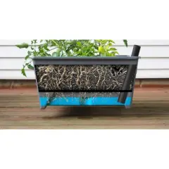 Emsco Start Pickin' Raised Bed Grow Box Rectangular Indoor Outdoor Planter 20.25"x12.5"x10"