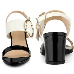 Perphy Slingback Chunky High Heel Sandals for Women